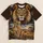 Majestic Lion And Seated Cub In A Golden Savanna For Wildlife Lovers All-over Print Unisex T-shirt - 5