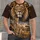 Majestic Lion And Seated Cub In A Golden Savanna For Wildlife Lovers All-over Print Unisex T-shirt - 1