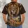 Majestic Lion And Seated Cub In A Golden Savanna For Wildlife Lovers All-over Print Unisex T-shirt - 4