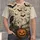 Vintage Halloween Bats, Pumpkins And Raven For Spooky Autumn Gatherings And Parties All-over Print Unisex T-shirt - 1
