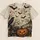 Vintage Halloween Bats, Pumpkins And Raven For Spooky Autumn Gatherings And Parties All-over Print Unisex T-shirt - 5