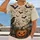 Vintage Halloween Bats, Pumpkins And Raven For Spooky Autumn Gatherings And Parties All-over Print Unisex T-shirt - 2