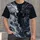 Monochrome Twin Dragon Motif for Outdoor Adventures, Travel and Streetwear Style All-over Print Unisex T-shirt - 1