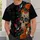 Sugar Skull, Marigold Flowers and Hummingbirds for Día de Muertos Celebrations All-over Print Unisex T-shirt - 6