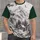 Winter Forest Flying Cranes Snowflakes Snowy Mountain Cabin And Cranes For Christmas All-over Print Unisex T-shirt - 1