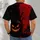 Evil Pumpkin, Haunted Tree and Manor for Halloween Horror Party Nights All-over Print Unisex T-shirt - 4