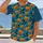 Teal Halloween Pumpkins and Witch Hats for Spooky Autumn Party Celebrations All Season All-over Print Unisex T-shirt - 2