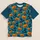 Teal Halloween Pumpkins and Witch Hats for Spooky Autumn Party Celebrations All Season All-over Print Unisex T-shirt - 5