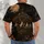 Haunted Ghost Carousel and Pumpkin Moon for Halloween Nights and Gothic Fall Style All-over Print Unisex T-shirt - 4