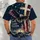 Bald Eagle Cross Mountain Sunrise Faith Art for Patriotic Worship and Freedom Gatherings All-over Print Unisex T-shirt - 4
