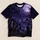 Moonlit Purple Graveyard Scene for Halloween Parties and Mysterious Gothic Style All-over Print Unisex T-shirt - 5