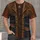 Western Ranch Leather Vest Look for Rodeo Nights and Rustic Country Weekends All-over Print Unisex T-shirt - 1