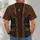 Western Ranch Leather Vest Look for Rodeo Nights and Rustic Country Weekends All-over Print Unisex T-shirt - 4