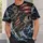 Bass Skeleton Angler and Flagged Fish for Outdoor Fishing Adventures and Angler Gifts All-over Print Unisex T-shirt - 6
