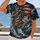 Bass Skeleton Angler and Flagged Fish for Outdoor Fishing Adventures and Angler Gifts All-over Print Unisex T-shirt - 2