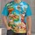 Santa Tropical Beach Celebration for Year-Round Christmas Spirit and Holiday Parties All-over Print Unisex T-shirt - 1