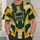 Forest Green Football Helmet Patchwork for Game Day and Outdoor Sports Fans All-over Print Unisex T-shirt - 6