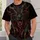 Red-Eyed Scaled Dragon for Halloween Nights and Cozy Autumn Evenings for Fantasy Fans All-over Print Unisex T-shirt - 6