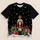 Nutcracker Snowflake Christmas Scene for Holiday Gatherings and Winter Celebrations All-over Print Unisex T-shirt - 5