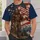 Patriotic Gorilla and Eagle Flag Scene for Independence Day and Americana Fans All-over Print Unisex T-shirt - 6