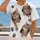 Curious Tabby Kittens And Paw Marks For Cat Lovers, Playful Everyday Gift For Pet Fans All-over Print Unisex T-shirt - 2