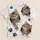 Curious Tabby Kittens And Paw Marks For Cat Lovers, Playful Everyday Gift For Pet Fans All-over Print Unisex T-shirt - 5