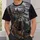 Majestic Deer and Misty Forest Scene for Hiking, Camping and Outdoor Adventures All-over Print Unisex T-shirt - 6