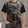 Majestic Deer and Misty Forest Scene for Hiking, Camping and Outdoor Adventures All-over Print Unisex T-shirt - 1