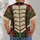 Emerald Green And Crimson Marching Band Uniform For Holiday Cosplay All-over Print Unisex T-shirt - 4