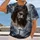 Crowned Sorrowful Christ and Cross for Faithful Devotional Wear All-over Print Unisex T-shirt - 2