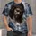 Crowned Sorrowful Christ and Cross for Faithful Devotional Wear All-over Print Unisex T-shirt - 1