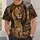 Majestic Lion and Cub Savannah Portrait for Wildlife Lovers and Nature Enthusiasts All-over Print Unisex T-shirt - 6