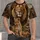 Majestic Lion and Cub Savannah Portrait for Wildlife Lovers and Nature Enthusiasts All-over Print Unisex T-shirt - 1