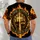 Fiery Golden Fist And Cross For Faith Gatherings And Everyday Strength For Men All-over Print Unisex T-shirt - 4