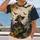 Skeleton Guitarists, Bats and Autumn Leaves for Halloween Night Celebrations All-over Print Unisex T-shirt - 2