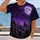 Moonlit Graveyard And Purple Full Moon For Halloween Nighttime Celebrations All-over Print Unisex T-shirt - 2