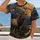 Elk Mountain Sunset Wilderness Scene for Hiking, Camping and Outdoor Adventure Lovers All-over Print Unisex T-shirt - 2