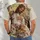 Bearded Robed Savior with Cats and Dogs for Faithful Animal Lovers and Christian Gift Seekers All-over Print Unisex T-shirt - 4