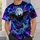 Giant Bat Beneath Full Moon for Halloween Parties and Spooky Autumn Nights All Season All-over Print Unisex T-shirt - 6