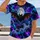 Giant Bat Beneath Full Moon for Halloween Parties and Spooky Autumn Nights All Season All-over Print Unisex T-shirt - 2