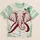 Burgundy Elephant and Mint Rugby Accents for Casual Weekend Adventures All-over Print Unisex T-shirt - 5