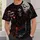 Hooded Skull, Puerto Rico Flag and Bats for Halloween Nights and Island Celebrations All-over Print Unisex T-shirt - 6