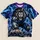 Armored Roaring Lion and Electric City Skyline for Game Day Fans and Detroit Pride All-over Print Unisex T-shirt - 5