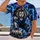 Armored Roaring Lion and Electric City Skyline for Game Day Fans and Detroit Pride All-over Print Unisex T-shirt - 2