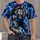 Armored Roaring Lion and Electric City Skyline for Game Day Fans and Detroit Pride All-over Print Unisex T-shirt - 1
