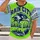 Rain City Football And Skyline Art For Game Day Celebrations And Seattle Fans All-over Print Unisex T-shirt - 2