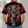 Charging Gray Elephant With Football for Bold Game Day Spirit and Sports Fans All-over Print Unisex T-shirt - 4