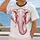 Crimson Elephant Emblem for Game Day, Campus Spirit and Casual Weekend Wear Gift All-over Print Unisex T-shirt - 2