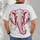 Crimson Elephant Emblem for Game Day, Campus Spirit and Casual Weekend Wear Gift All-over Print Unisex T-shirt - 4