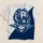 roaring lion mascot; navy And Blue Sports Color Blocking Roaring Lion Mascot in Navy and White All-over Print Unisex T-shirt - 5